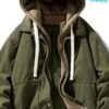 Chaqueta Casual Vintage con Capucha para Hombre