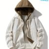 Chaqueta Casual Vintage con Capucha para Hombre