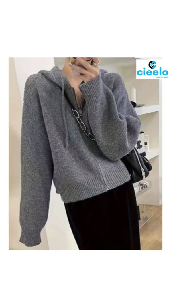 Suéter con Capucha Casual – Ideal para Otoño/Invierno