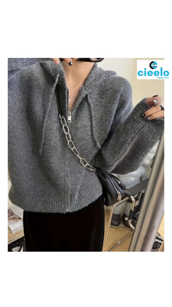 Suéter con Capucha Casual – Ideal para Otoño/Invierno