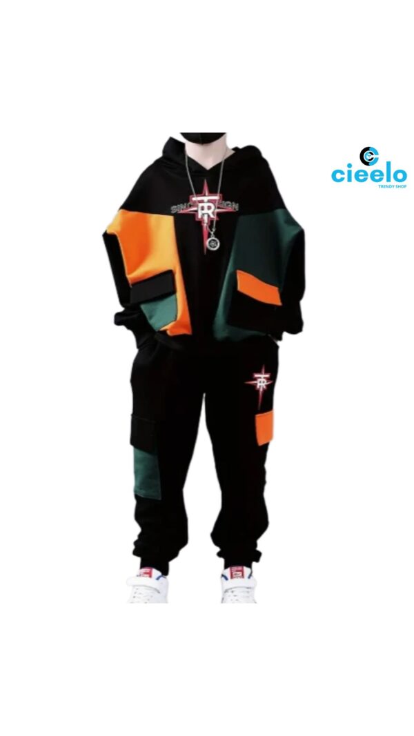 Conjunto 2 Piezas Niños – Sudadera y Pantalón Alfabeto Casual
