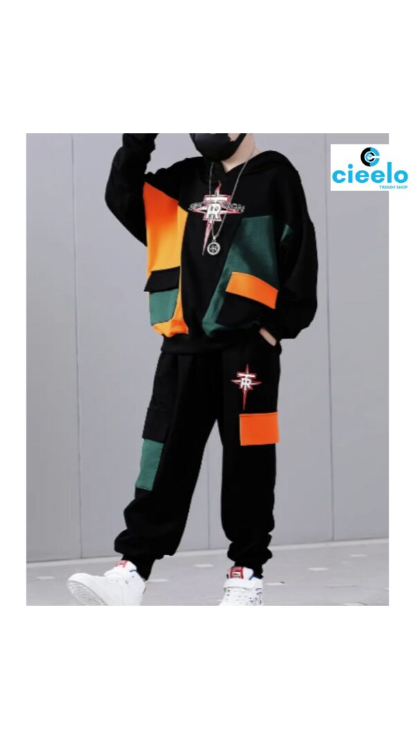 Conjunto 2 Piezas Niños – Sudadera y Pantalón Alfabeto Casual