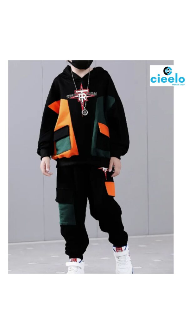 Conjunto 2 Piezas Niños – Sudadera y Pantalón Alfabeto Casual
