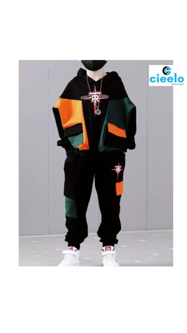 Conjunto 2 Piezas Niños – Sudadera y Pantalón Alfabeto Casual