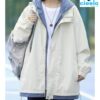 Chaqueta Holgada con Capucha – Estilo Casual y Cómodo