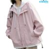 Chaqueta Holgada con Capucha – Estilo Casual y Cómodo