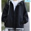 Chaqueta Holgada con Capucha – Estilo Casual y Cómodo
