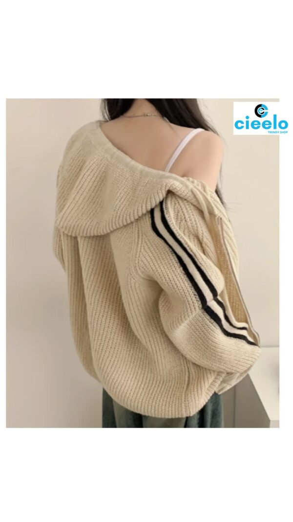 Chaqueta con capucha mujer – Color block con estilo chic