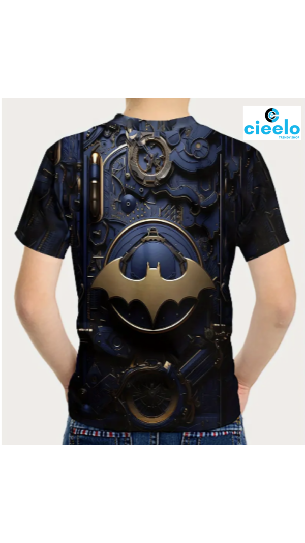 Camiseta Niño 3D Mecánica – ¡Transforma su look con actitud!