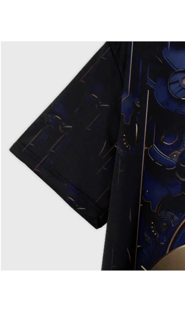 Camiseta Niño 3D Mecánica – ¡Transforma su look con actitud!