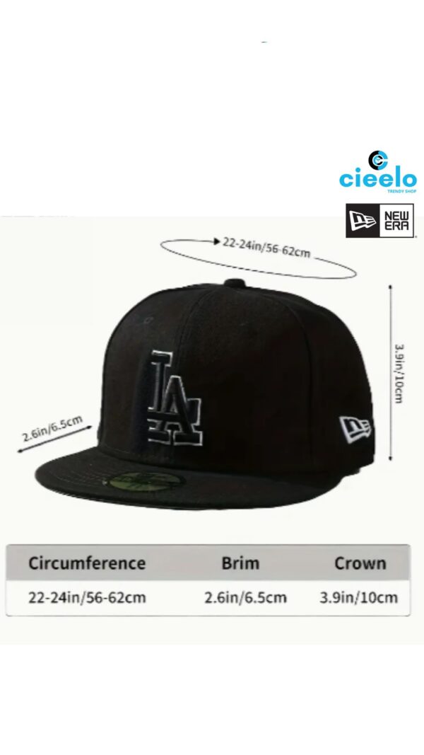 Gorra New Era – Bordado negro con estilo callejero puro