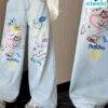 Jeans de Pierna Ancha "Paraíso del Gato y el Pez" – Estilo Único y Divertido