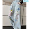 Jeans de Pierna Ancha "Paraíso del Gato y el Pez" – Estilo Único y Divertido