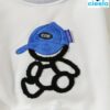 Sudadera Bordada Niño – Diseño Sonriente y Capas Cool