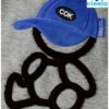 Sudadera Bordada Niño – Diseño Sonriente y Capas Cool