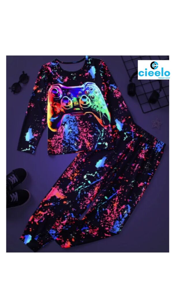Conjunto Gamer Brillante – ¡Juega con estilo, incluso de noche!
