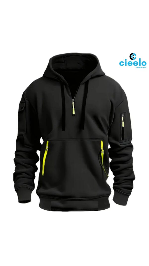 Sudadera Hombre con Capucha – Múltiples Bolsillos y Estilo