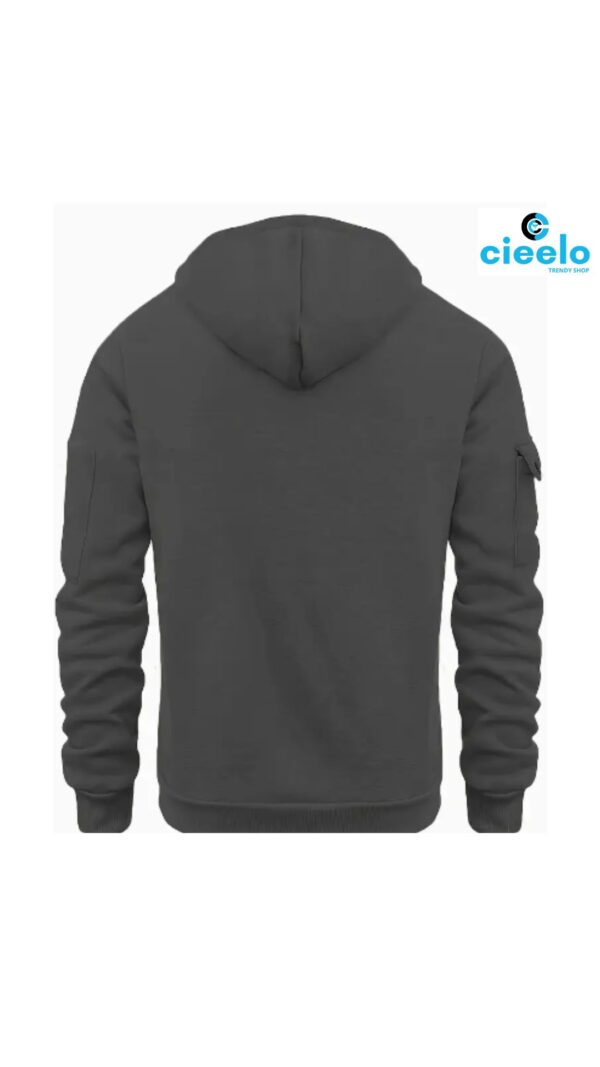 Sudadera Hombre con Capucha – Múltiples Bolsillos y Estilo