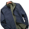 Chaqueta Casual de Cuello Alto Doble Cara para Hombre