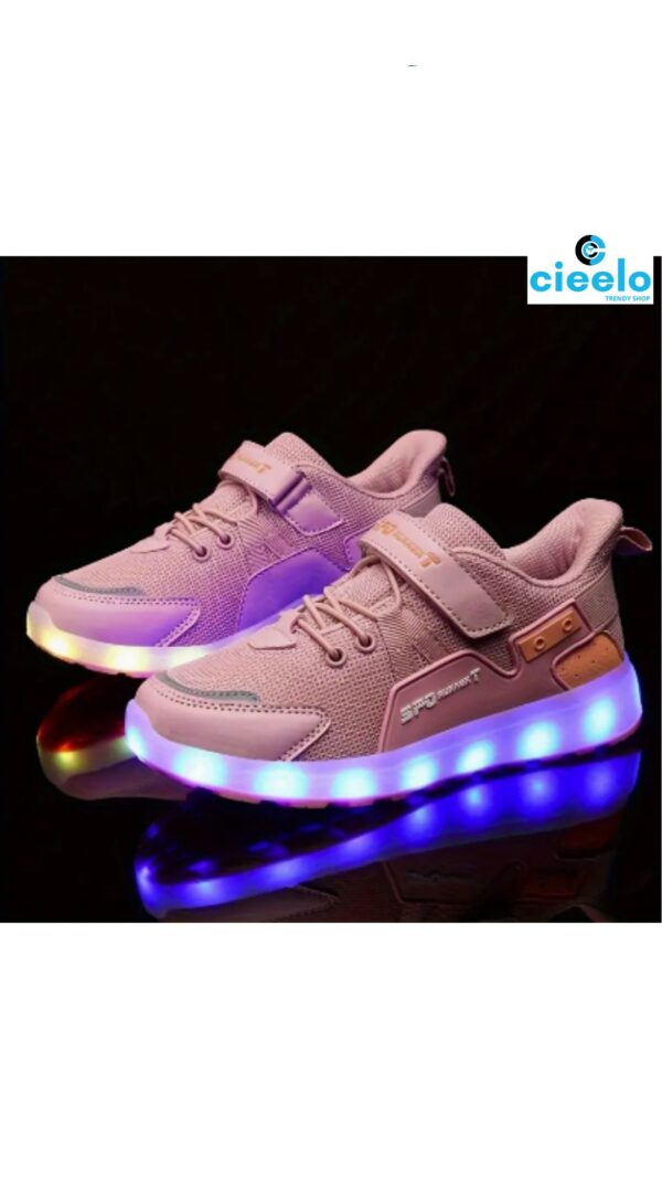 Zapatos con Luces LED – ¡Camina, patina y deslumbra!