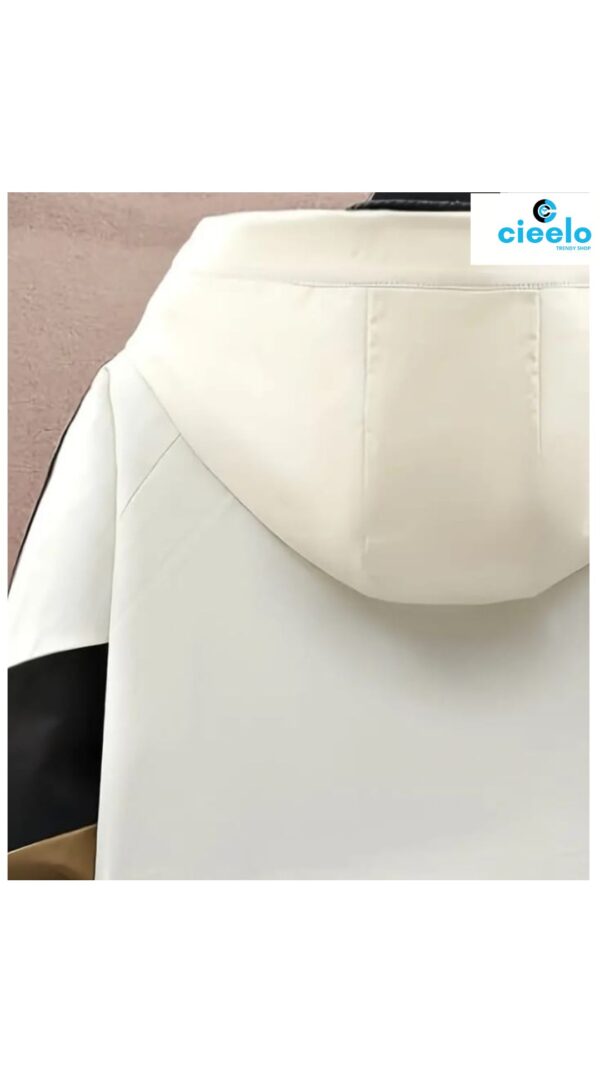 Chaqueta Ligera de Moda con Capucha para Hombre