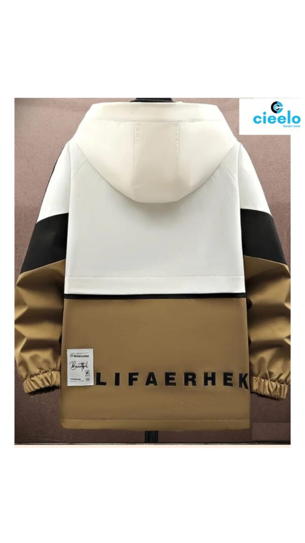 Chaqueta Ligera de Moda con Capucha para Hombre