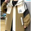 Chaqueta Ligera de Moda con Capucha para Hombre