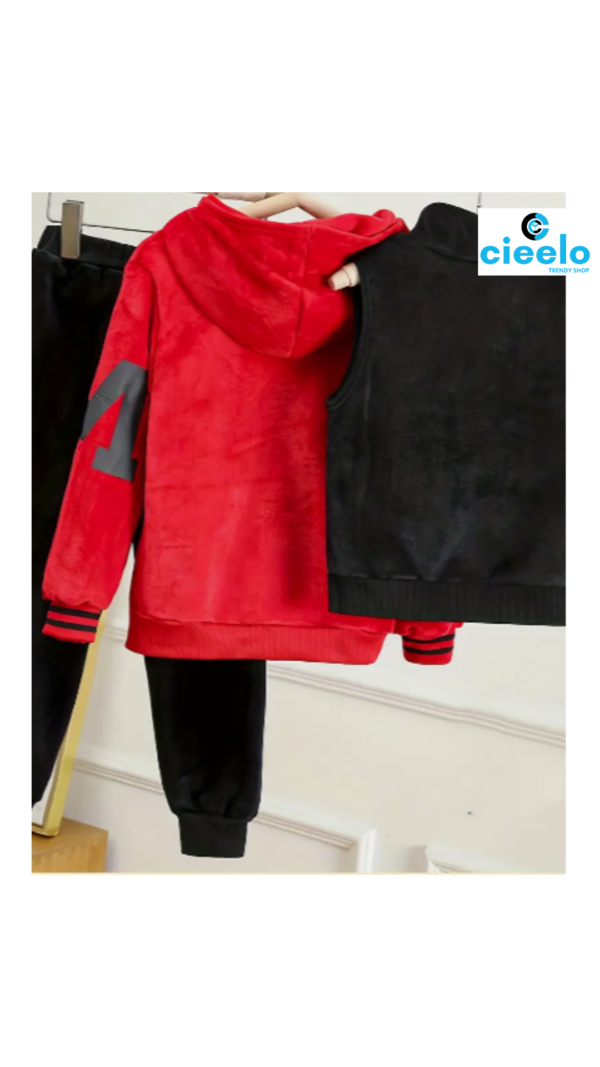 Conjunto 3 piezas para niño – ¡Abrigado, activo y con estilo!