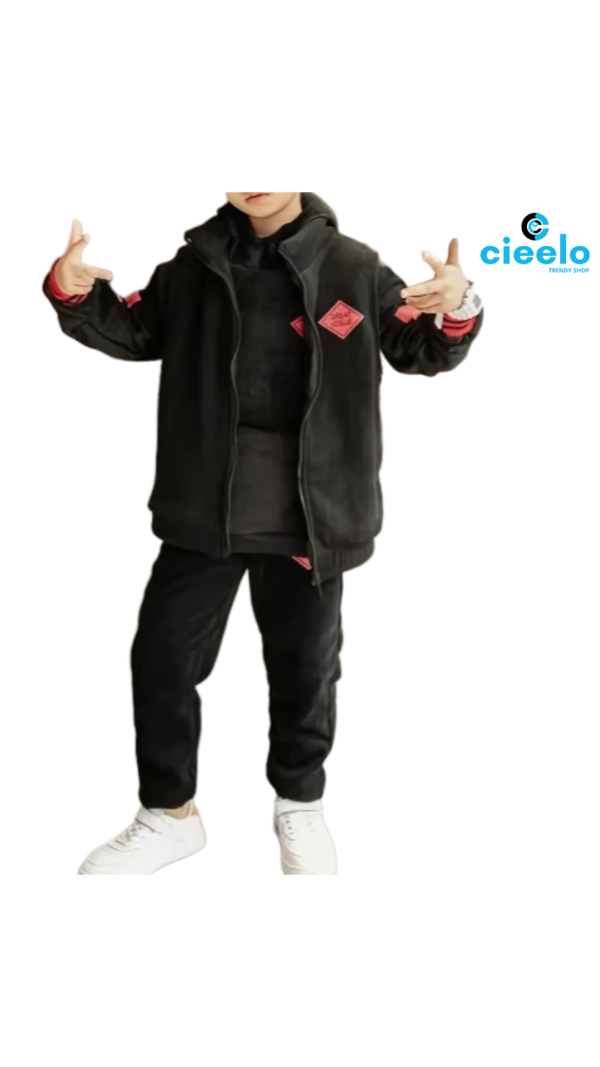 Conjunto 3 piezas para niño – ¡Abrigado, activo y con estilo!